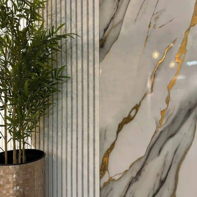 High Glossy 3D PVC Marble Sheet high quality